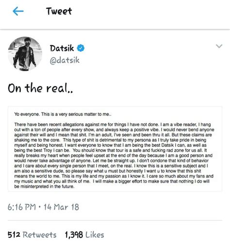 datsik allegations.